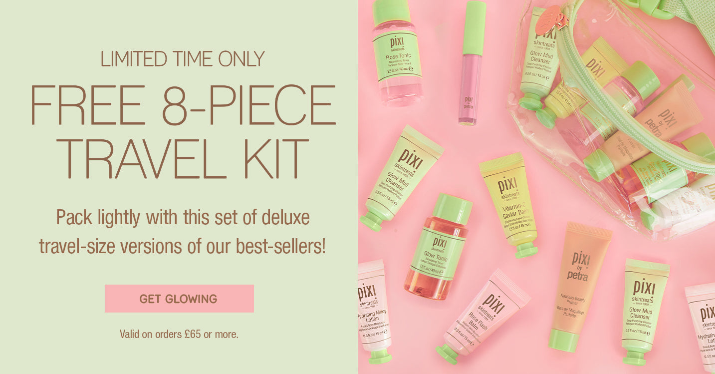 FREE 8-piece set of travel-size treats with orders £65+